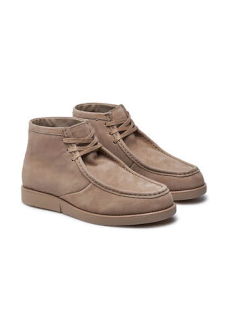 Ghete barbatesti piele naturala - bej