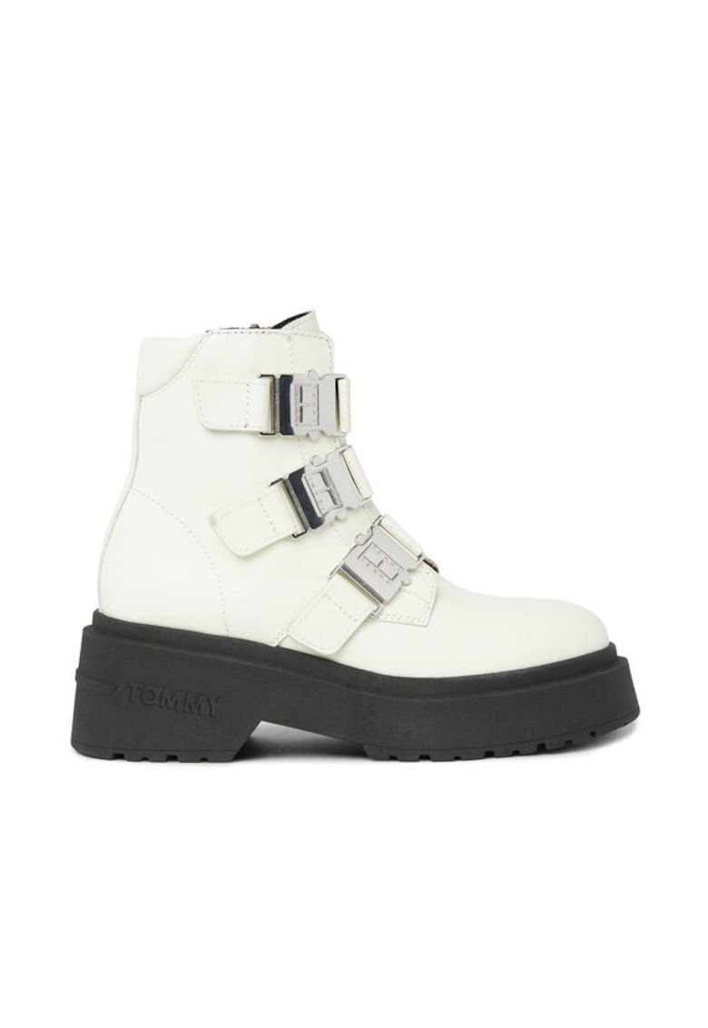 Botine din piele naturala - Bej