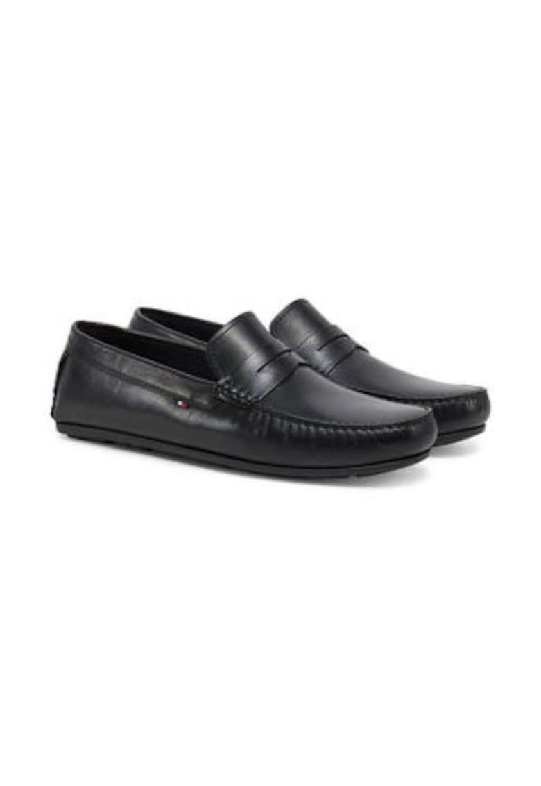 Mocasini barbati - piele naturala - negru - eleganti
