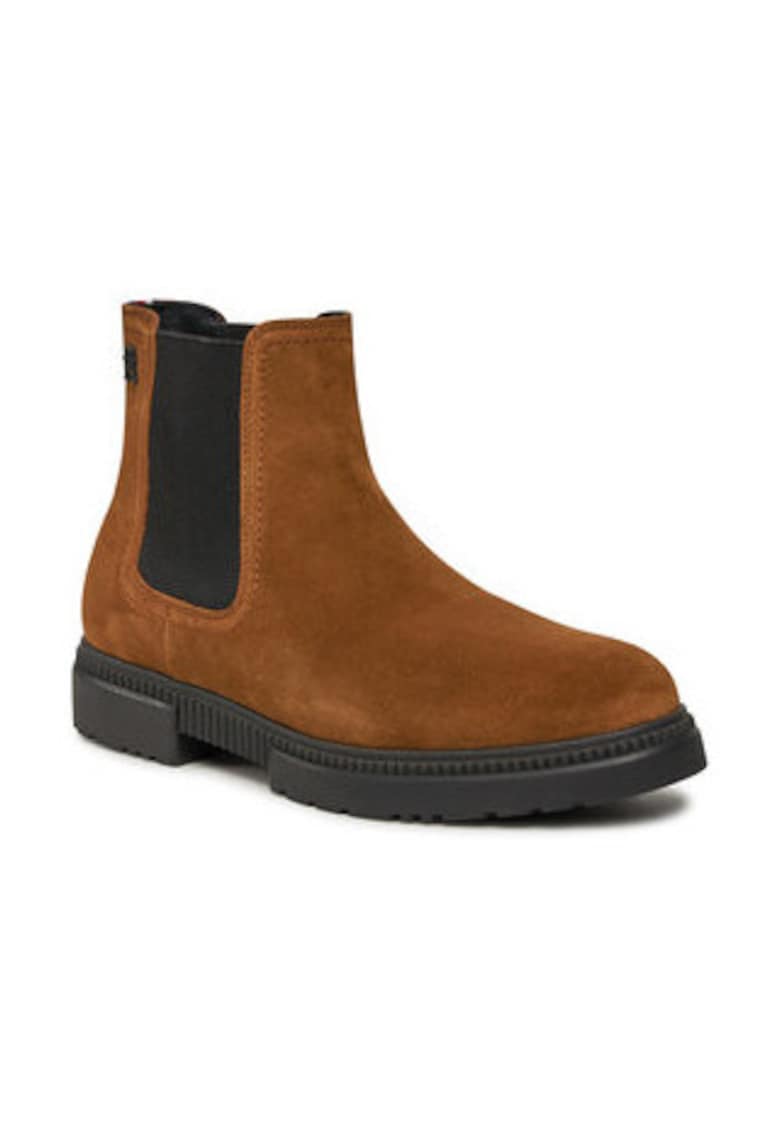 Ghete barbati -  piele naturala - maro