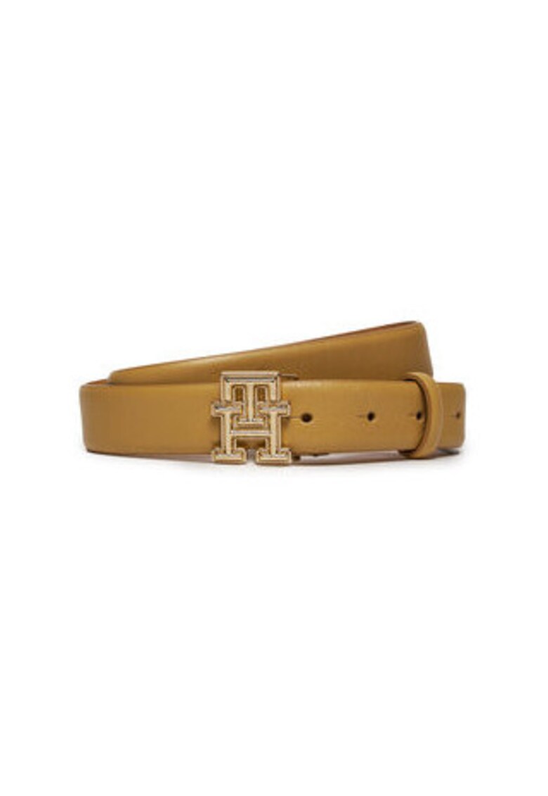 Curea de dama - 303393014 - piele naturala - multicolora - Galben mustar