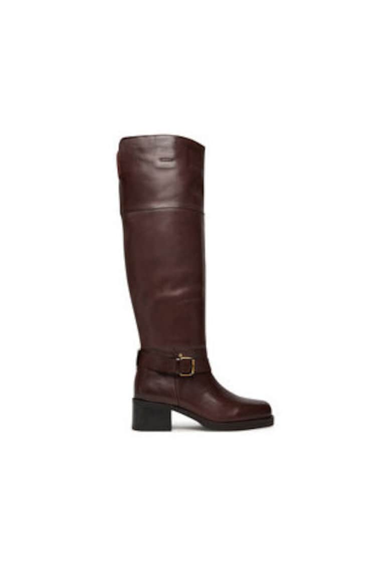 Ghete de dama - 305520883 - piele naturala - maro Ghete de dama - 305520883 - piele naturala - maro