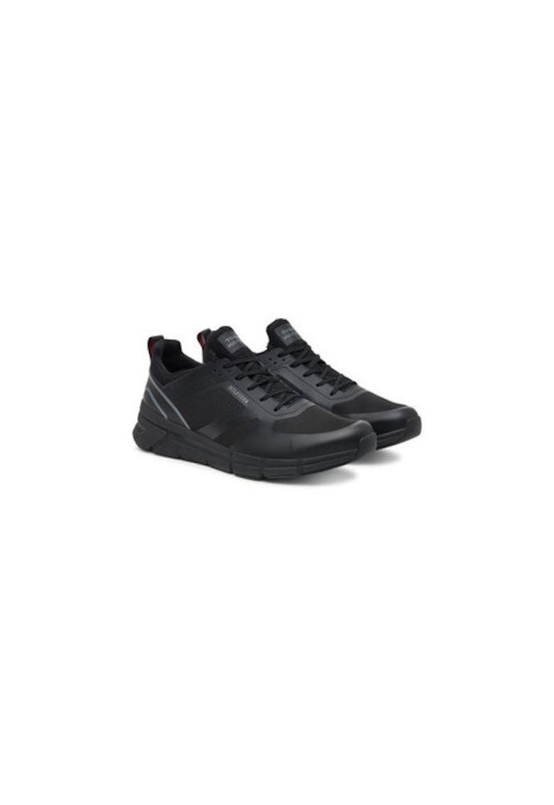 Pantofi sport pentru barbati - 305154927 - piele ecologica - negru