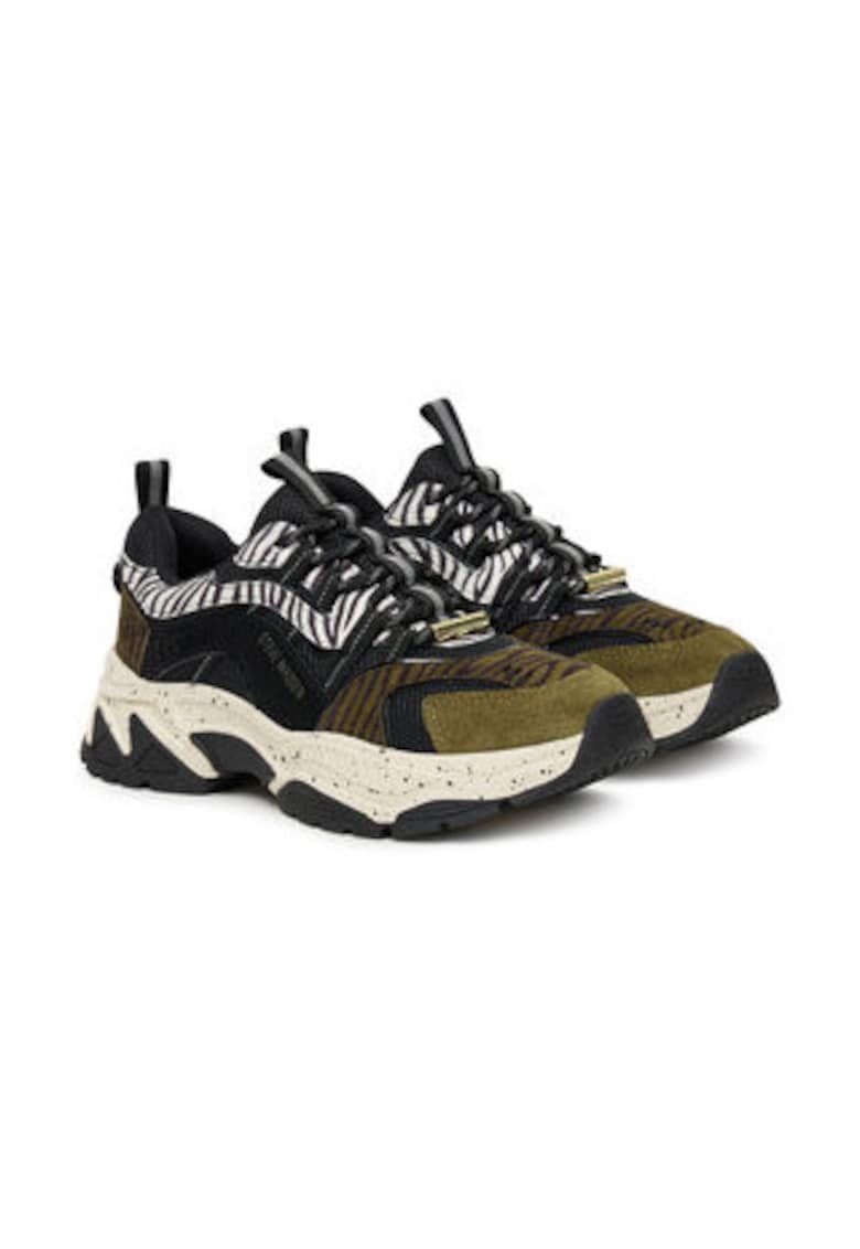 Tenisi dama - multicolor - piele naturala -