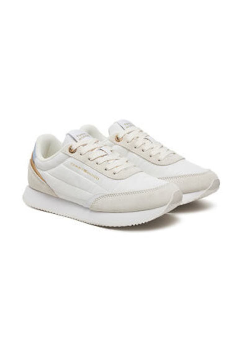 Tenisi dama -  piele naturala - alb - design elegant si confortabil