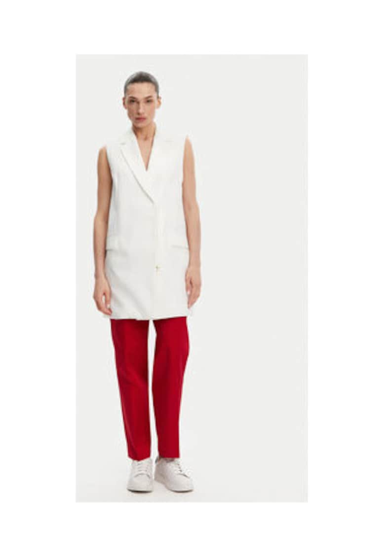 Pantaloni dama - Rosu - bumbac organic - 65874 - Rosu