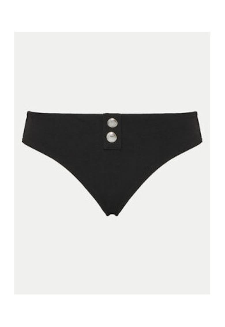 Slip de bikini dama -  negru - sintetic -