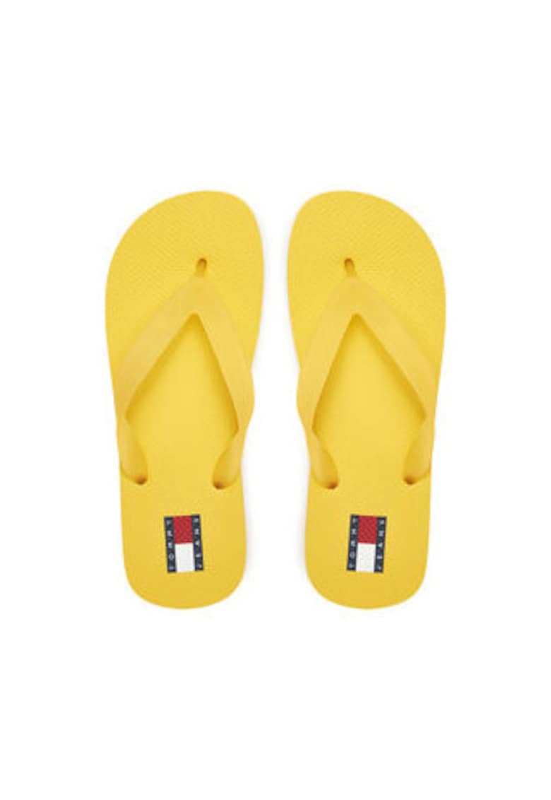 Slapi pentru femei - galben - plastic