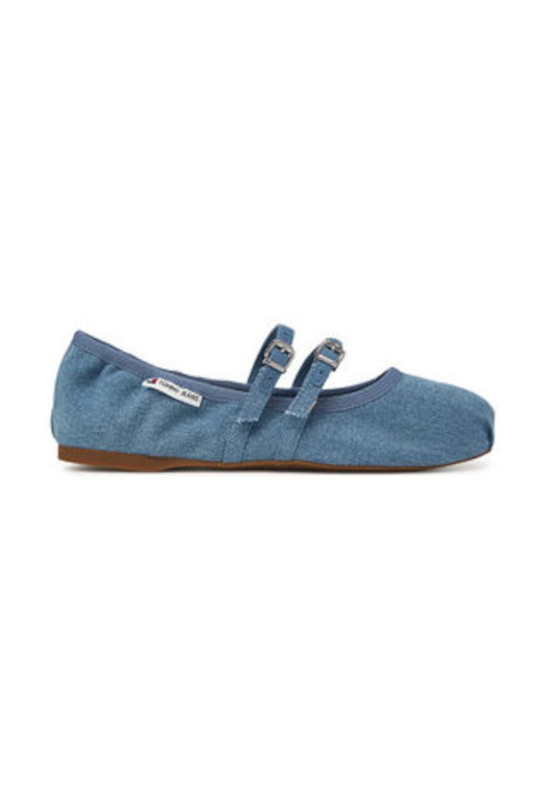 Tommy Jeans Balerini dama - albastru - textil - Albastru
