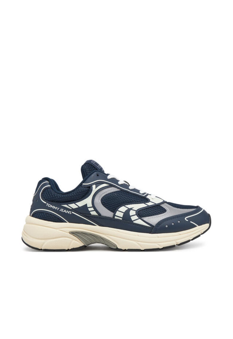 Pantofi sport pentru barbati - 305159045 - textil - bleumarin -