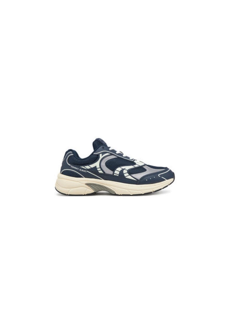 Pantofi sport pentru barbati - 305159045 - textil - bleumarin -