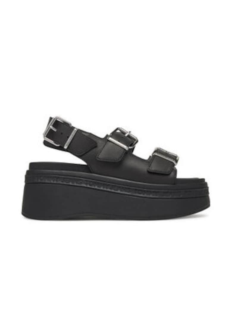 Sandale dama  305159731 - piele naturala - negru