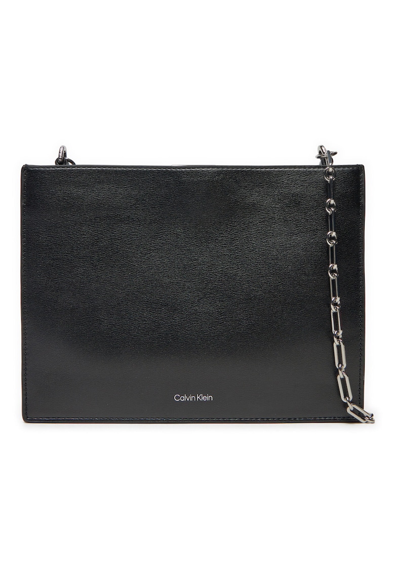 Geanta dama -  piele ecologica - neagra - universala