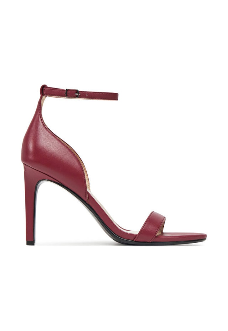 Sandale dama - 304828430 - piele naturala - rosu
