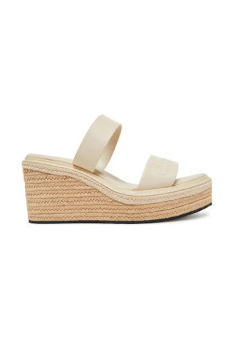 Sandale de dama - piele naturala - bej