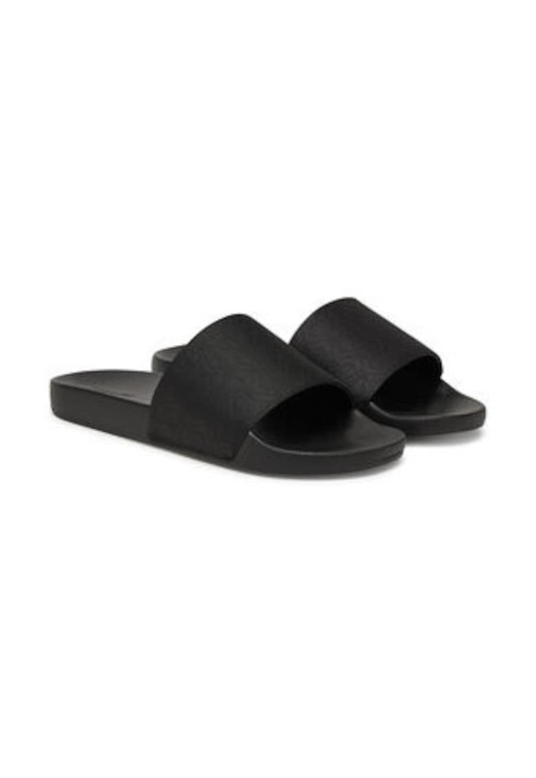 Papuci barbatesti -  negru  - material textil -