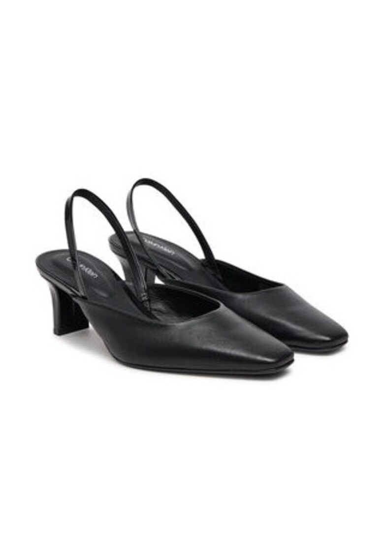 Sandale dama - piele naturala - negru -