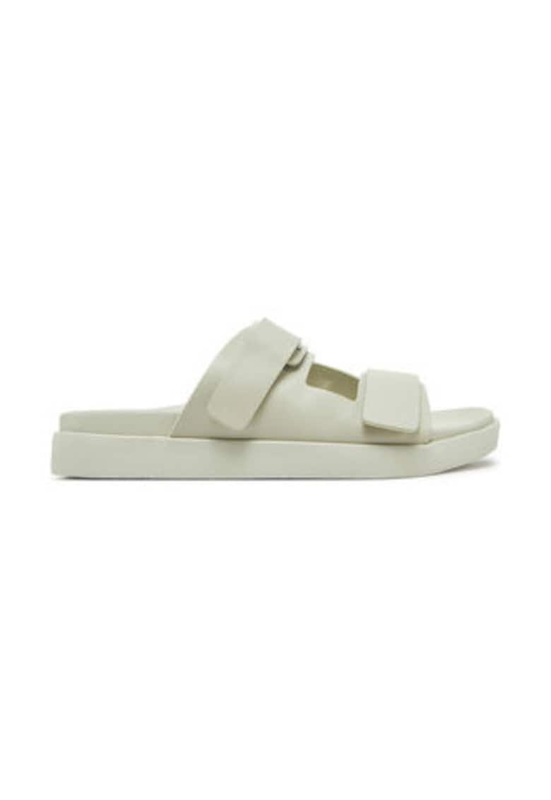 Sandale dama - piele naturala - bej - eleganta minimalista -