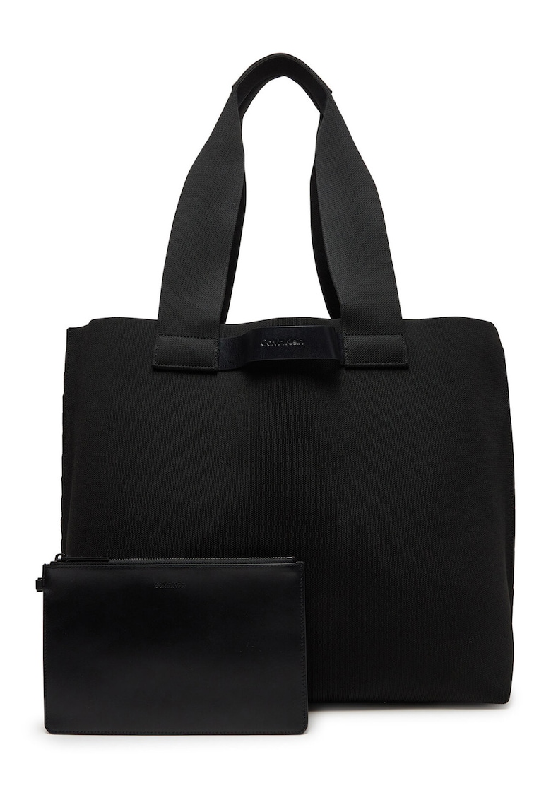 Geanta barbati - neagra - din tesatura - universala