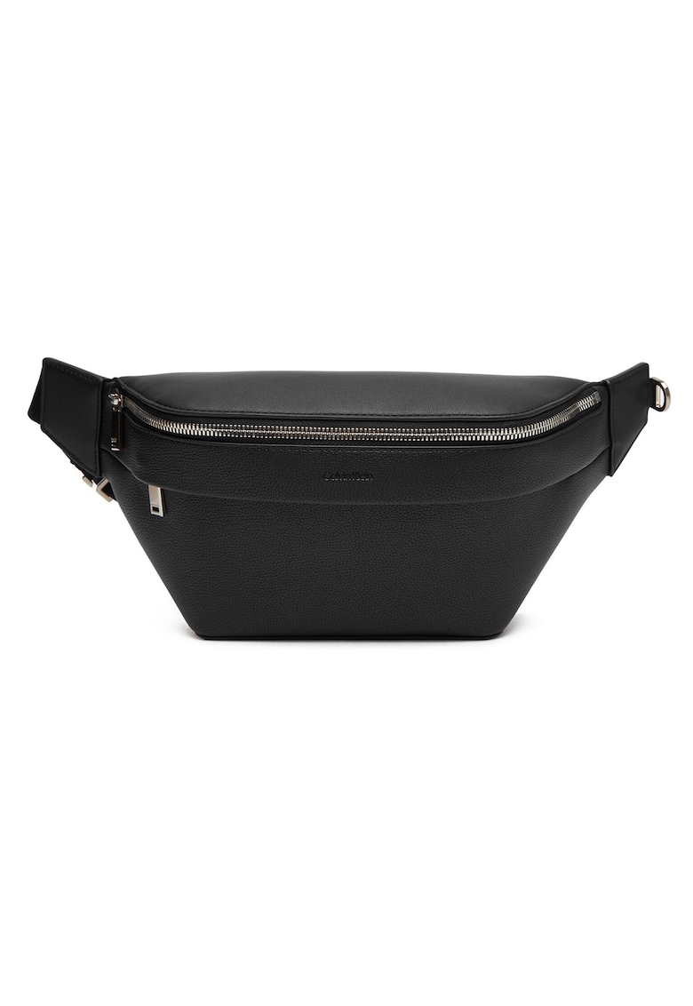 Borseta barbati -  piele ecologica - negru - universala