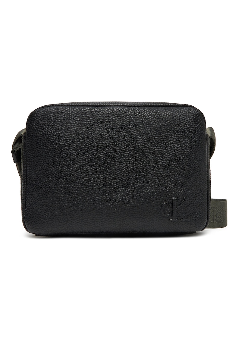 Geanta barbati -  piele ecologica - neagra