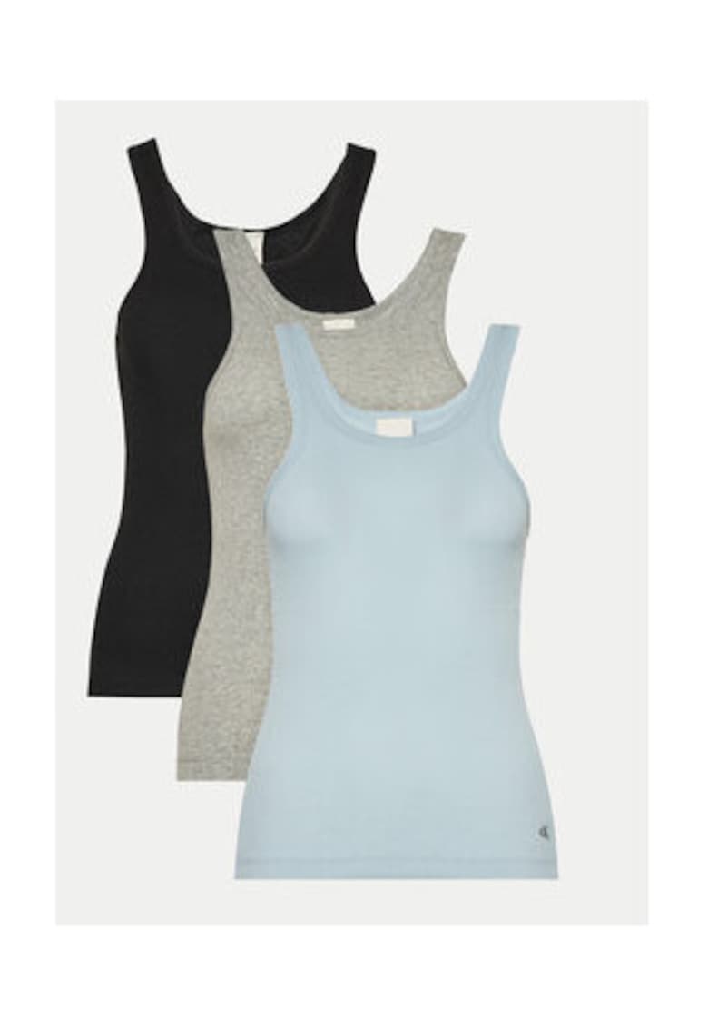 Set de 3 maiouri dama - multicolor - 100% bumbac 1