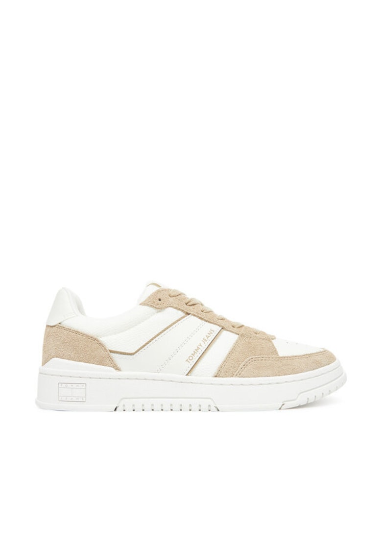 Tenisi barbatesti - 305437914 - piele naturala - bej - Bej