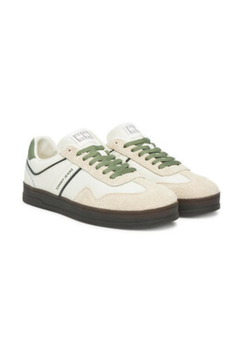 Tenisi bej/verde pentru barbati - Verde/Bej
