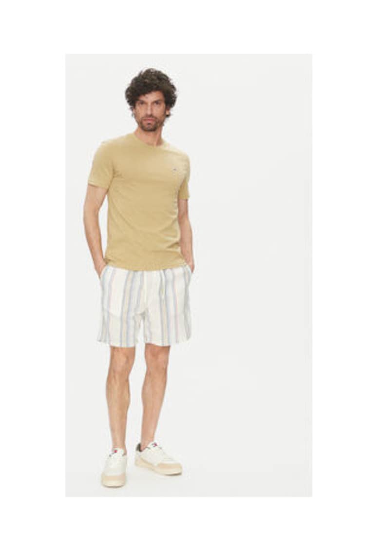 Pantaloni scurti din Barbati - Ecru - 100% bumbac - Ecru