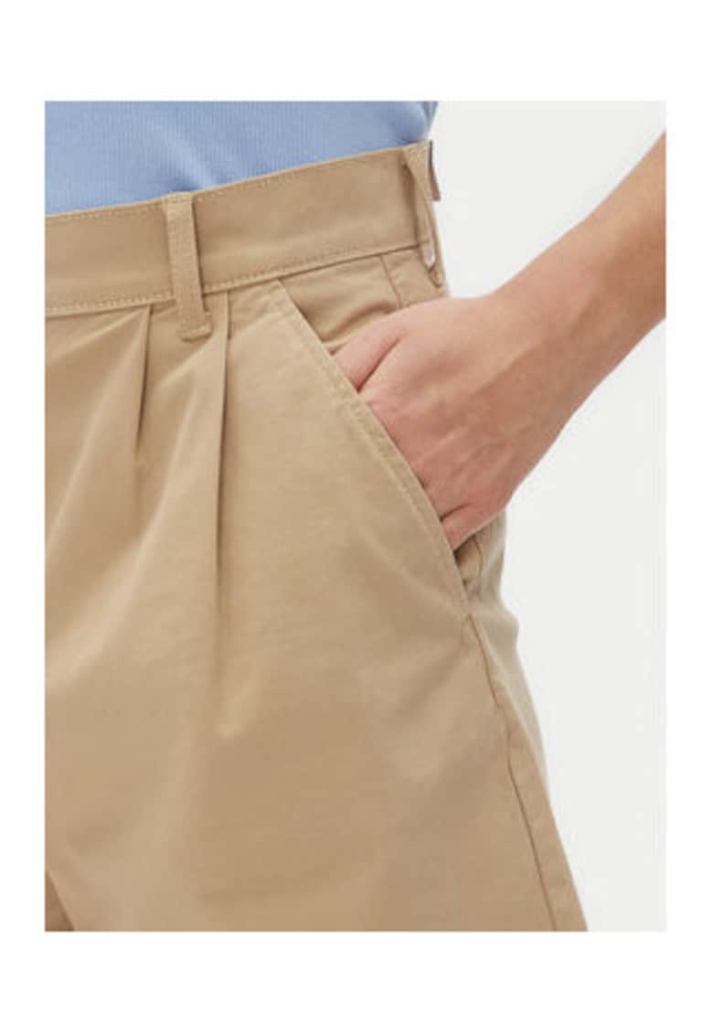 Pantaloni scurti din Bej - 96% bumbac organic - 4% elastan - 65874