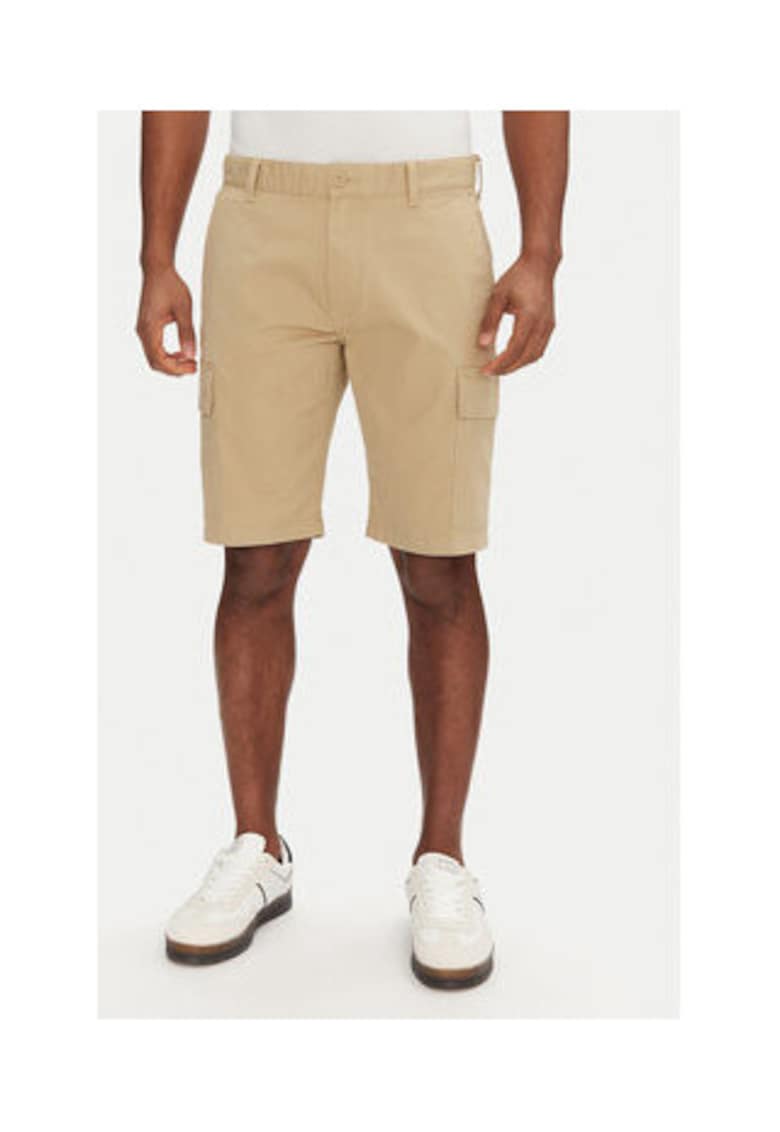 Pantaloni scurti barbati - sintetic - bej -