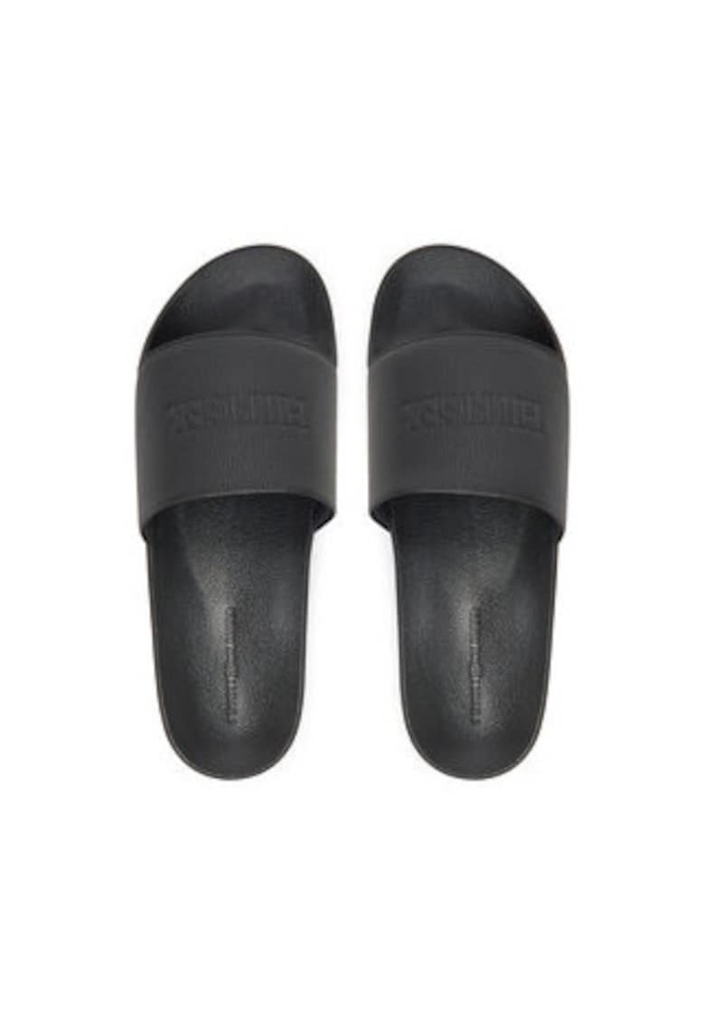 Papuci barbatesti - piele ecologica negru