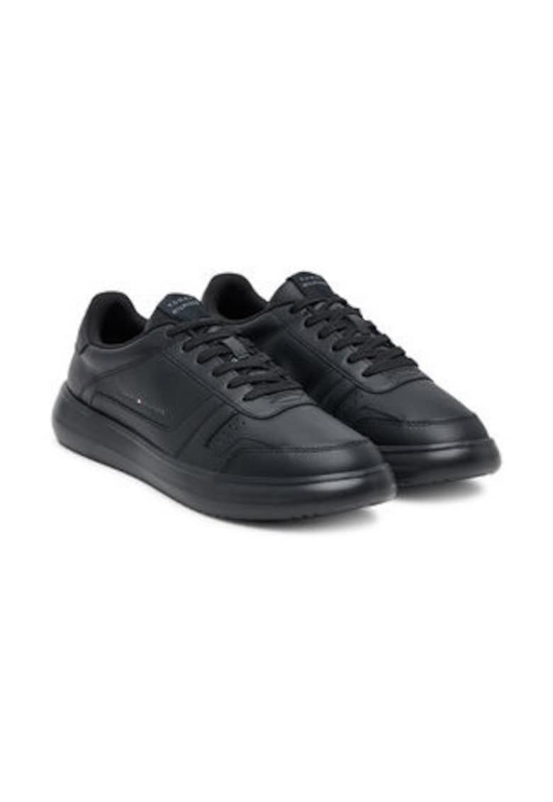 Tenisi barbatesti - 305437051 - piele naturala - negru