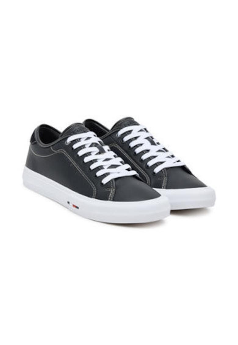 Tenisi barbatesti -  305436771 - piele naturala - negru