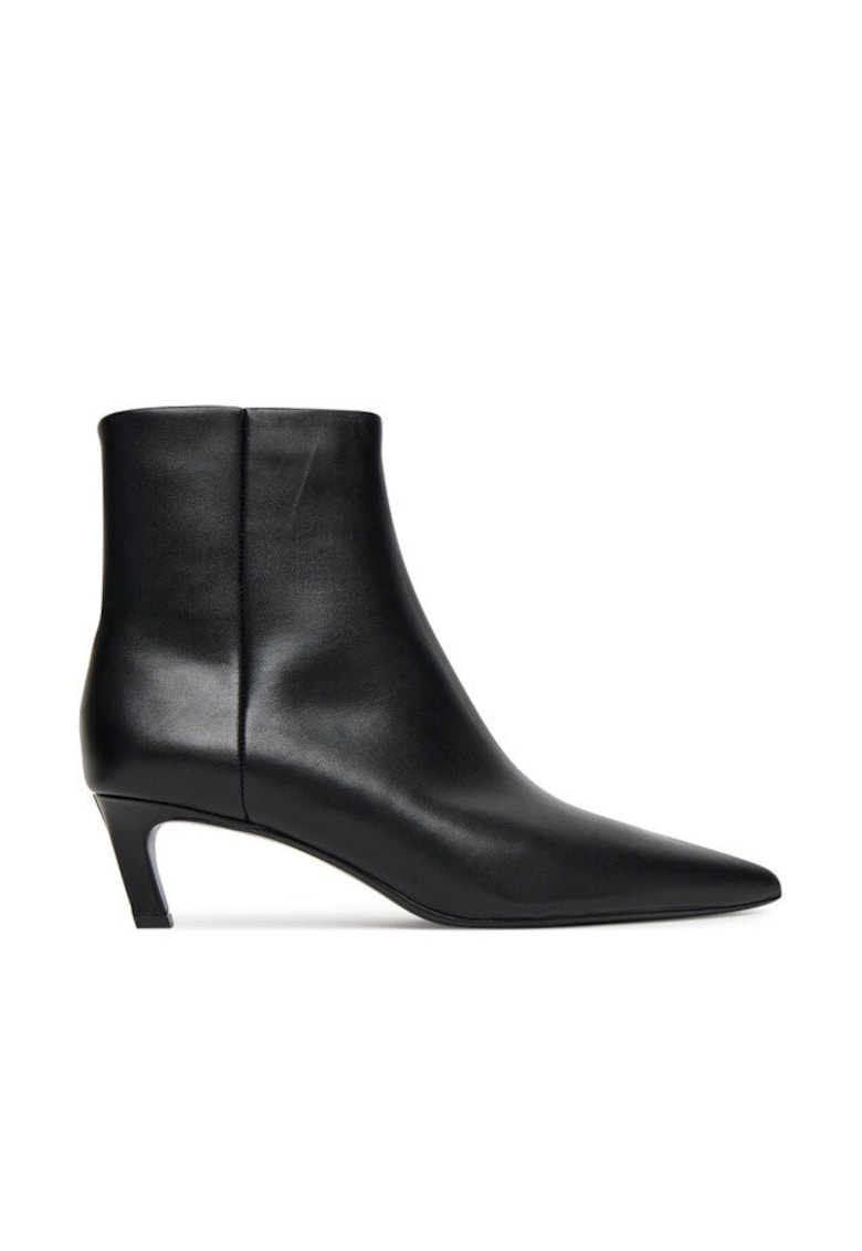 Botine dama 305525246 - piele naturala - negru - Negru