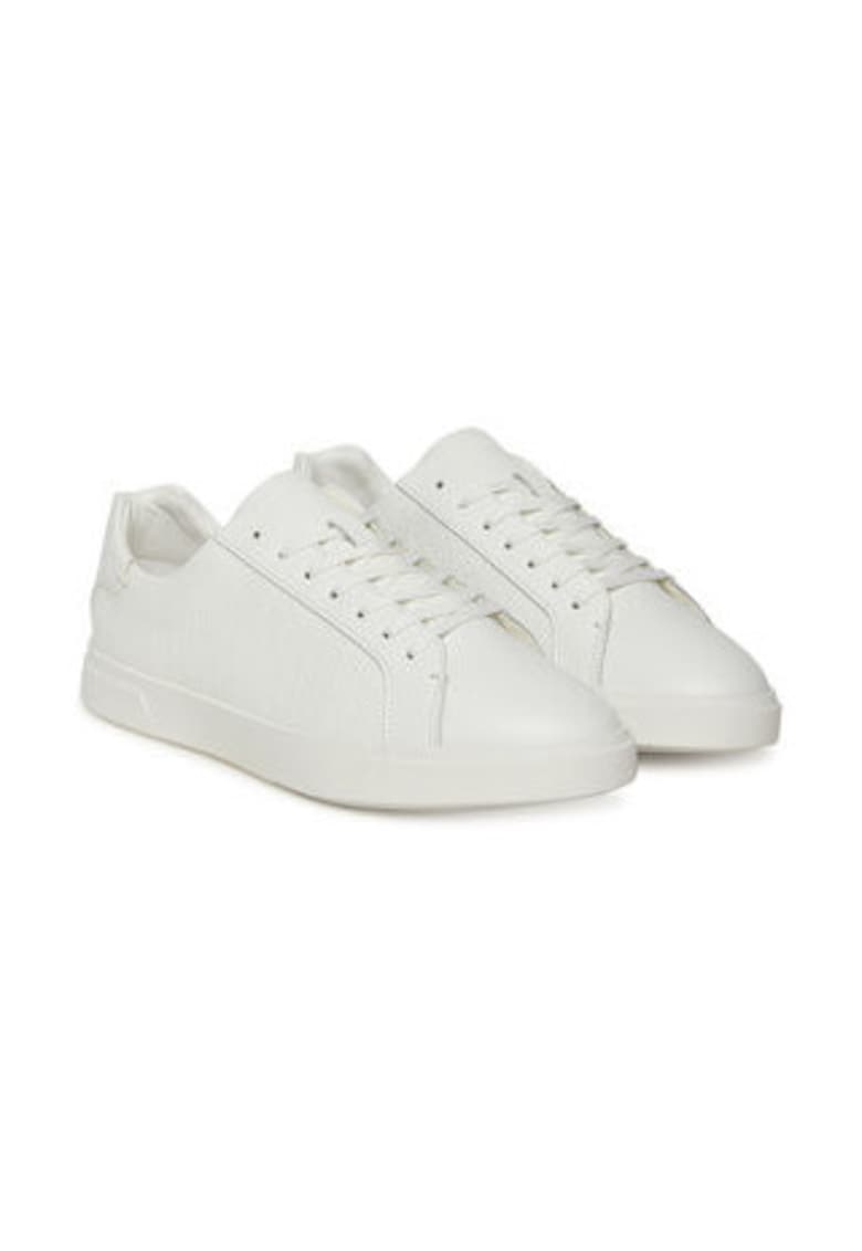 Pantofi sport cu model logo - Alb