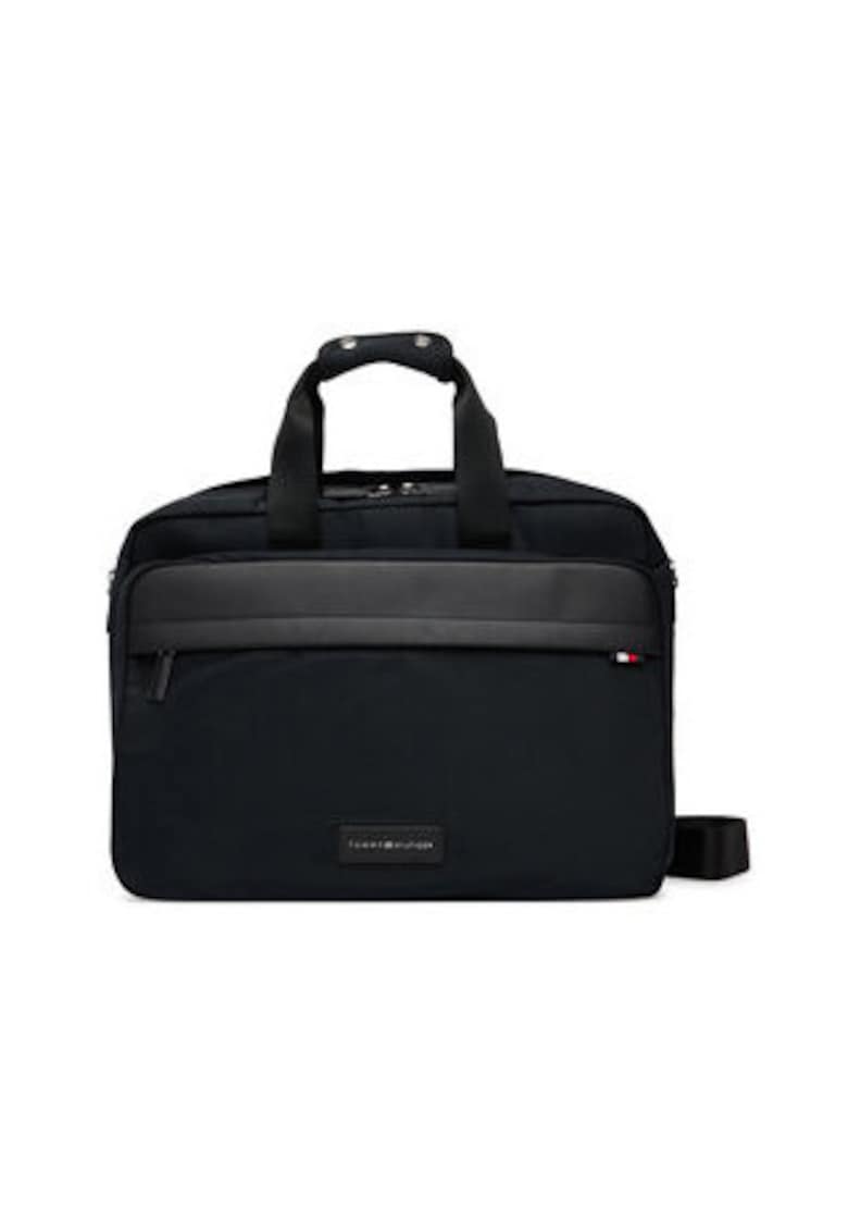 Geanta pentru laptop barbati - material textil - negru