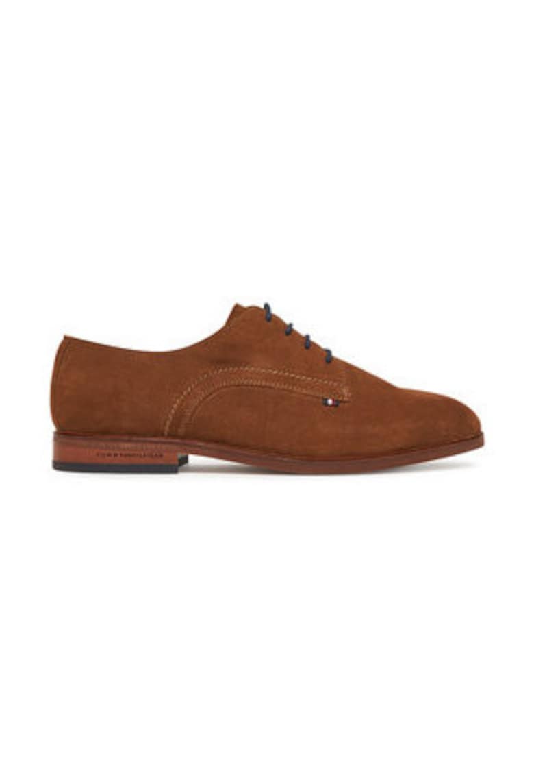 Pantofi barbatesti - 305552761 - piele naturala - maro -