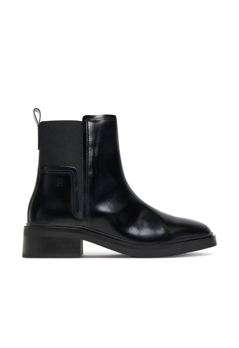Ghete dama - Chelsea - piele naturala - negru