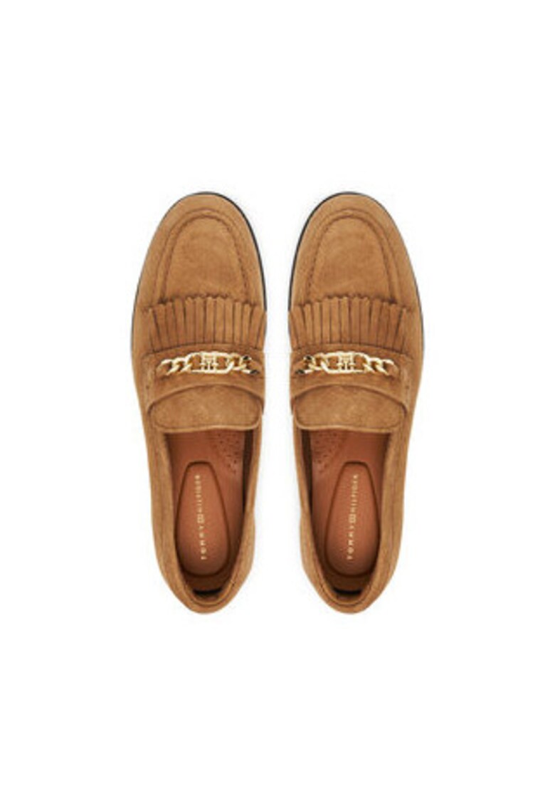 Mocasini dama -  din piele naturala - maro