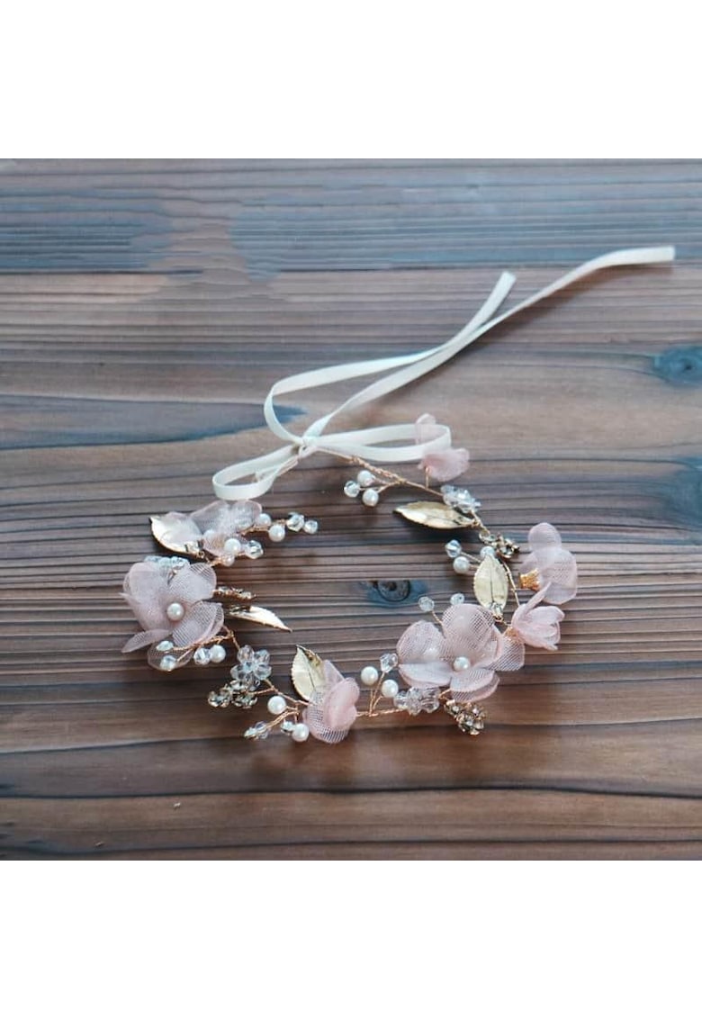 Coronita modelatoare - cu flori roz - Mai C1 -