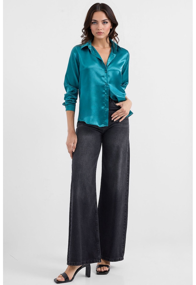 Camasi dama - HiCCUP - cu maneca lunga - verde