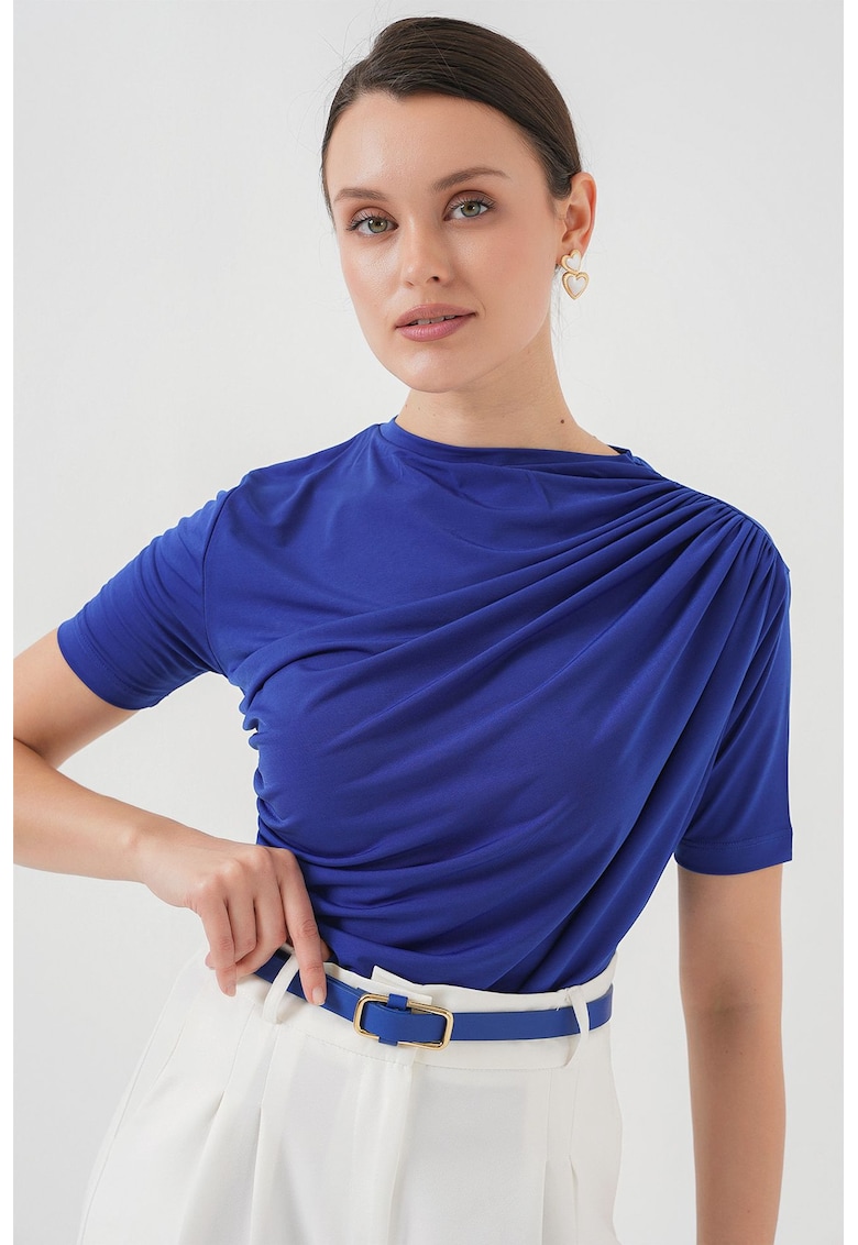 Bluza cu maneca scurta - Albastru