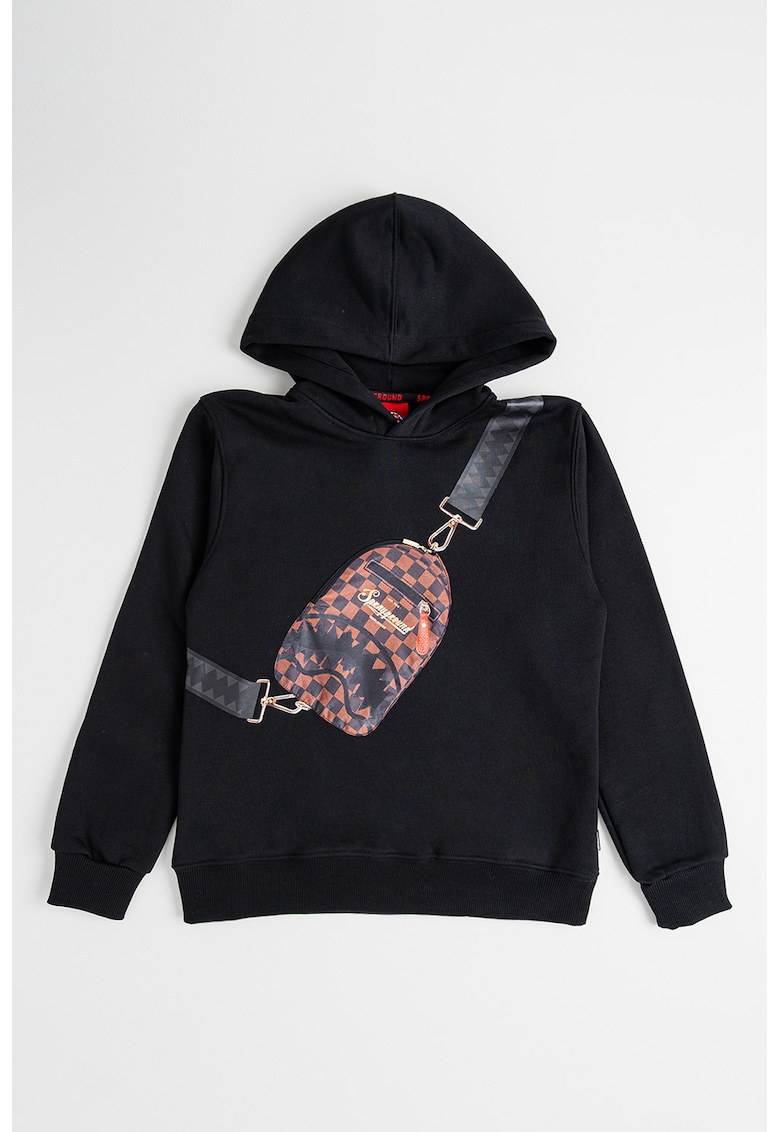 Hanorac de bumbac cu imprimeu