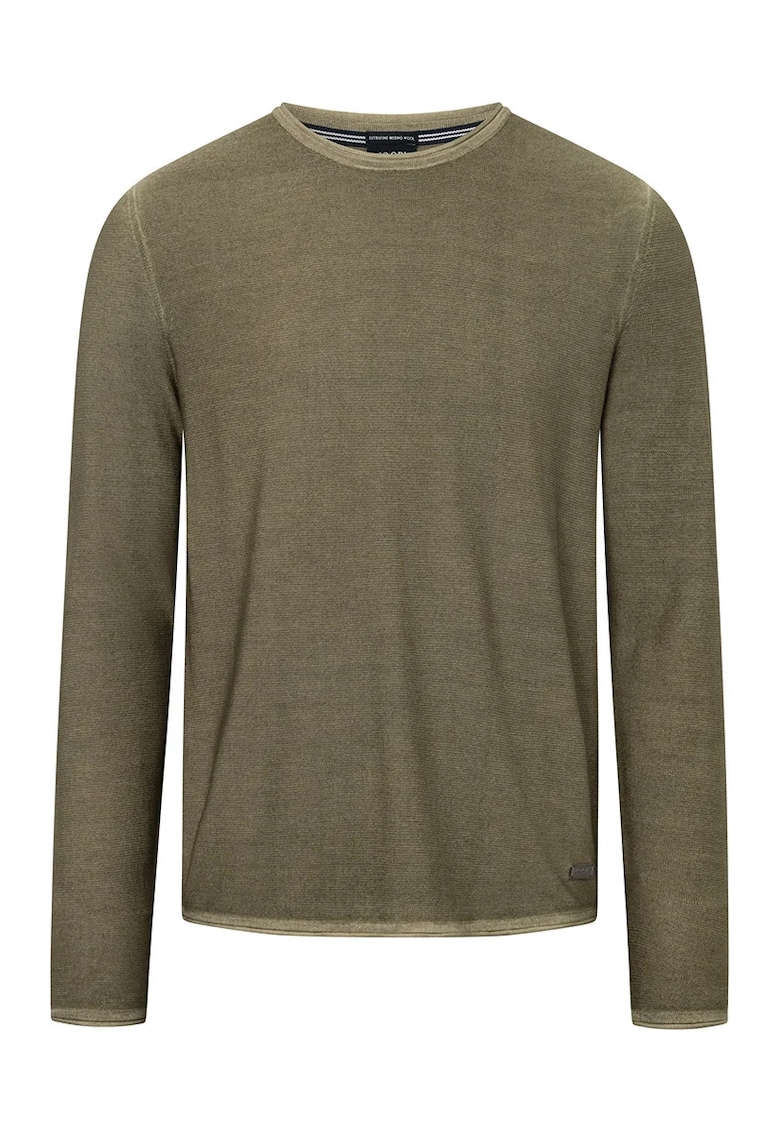 Pulover regular fit cu guler rotund JJ1