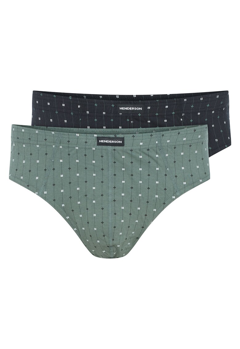 Chiloti barbati Classic set de 2 perechi negru - gri - albastru