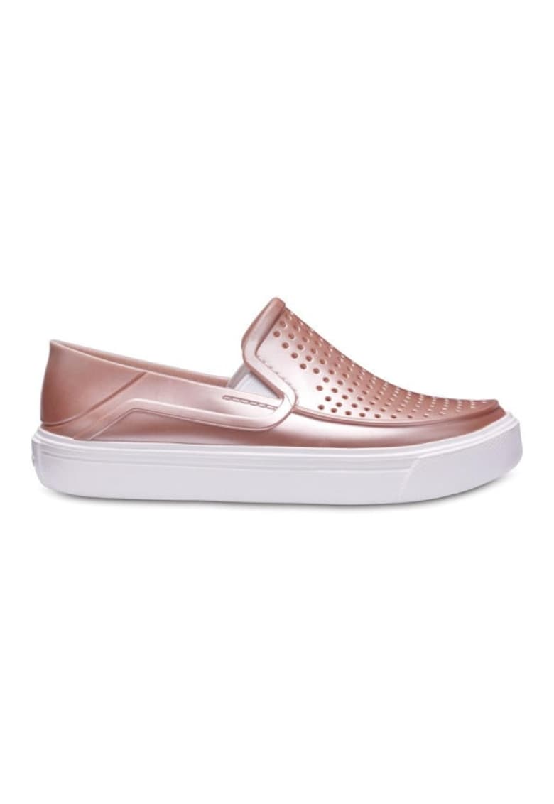 Pantofi Kids' CitiLane Roka Metallic Slip-On - US Roz - Rose Dust - Roz metalizat