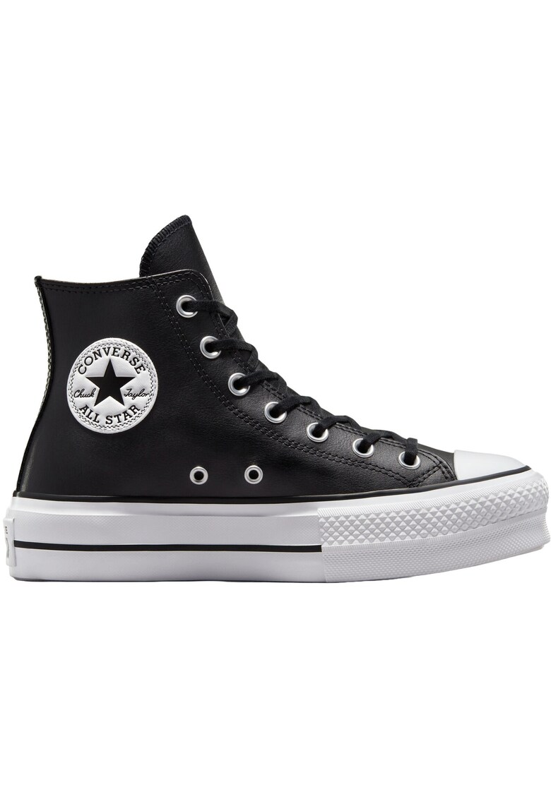 Pantofi sport femei cu platforma  Chuck Taylor All Star Lift Leather High Top 561675C19286
