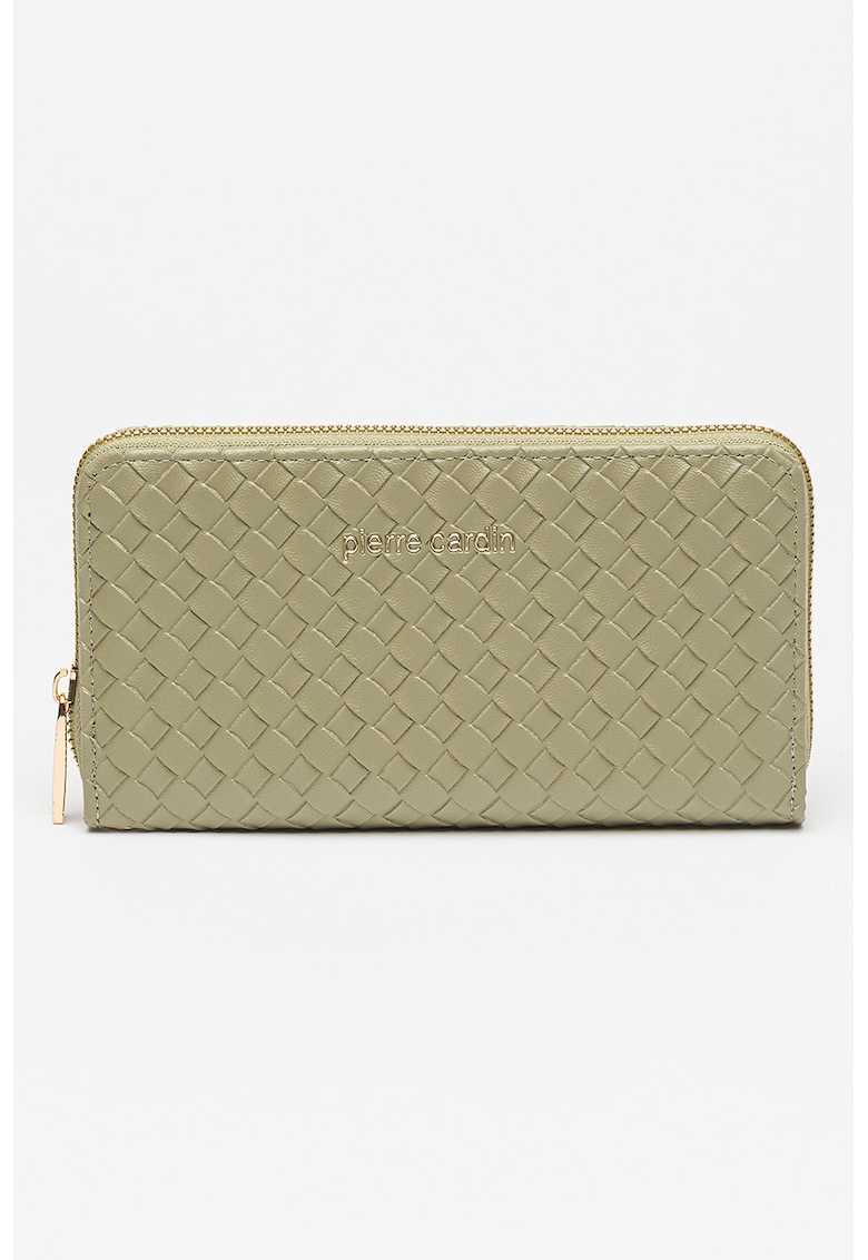 Portofel cu model texturat si fermoar Portofel cu model texturat si fermoar