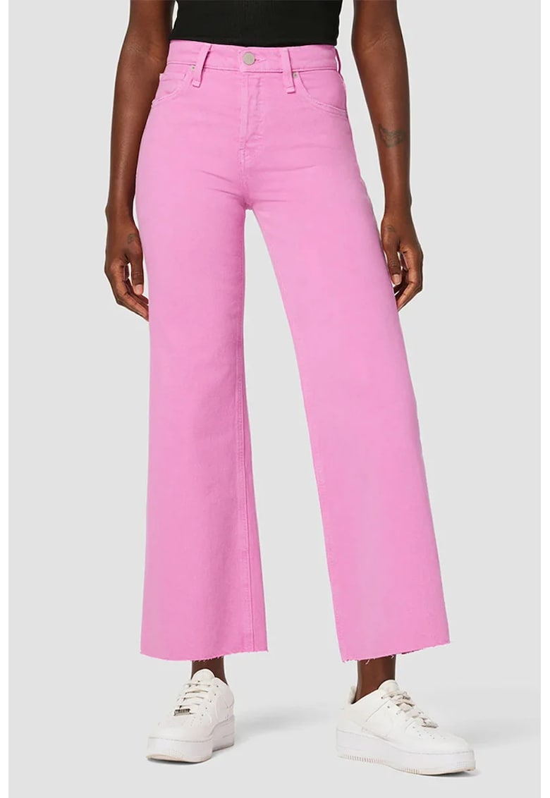 Blugi vintage tip anii 70 cu decupaj natural și talie ridicată